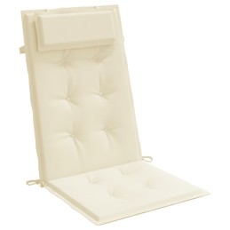 Acquista Cuscini per Sedia con Schienale Alto 6 pz Crema Tessuto Oxford con riferimento GHV-361882 della ditta 