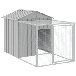 Acquista Pollaio Area Corsa Grigio Chiaro 117x201x123 cm Acciaio Zincato con riferimento GHV-172354 della ditta 