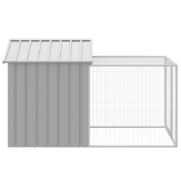 Acquista Pollaio Area Corsa Grigio Chiaro 117x201x123 cm Acciaio Zincato con riferimento GHV-172354 della ditta 