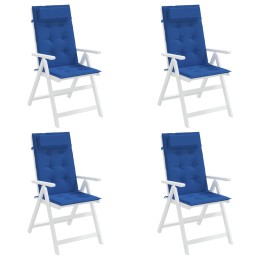 Acquista Cuscini Sedia con Schienale Alto 4 pz Blu Reale Tessuto Oxford con riferimento GHV-361905 della ditta 
