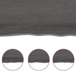 Acquista Ripiano Marrone Scuro 120x60x(2-4) cm Massello Rovere Trattato con riferimento GHV-363818 della ditta 