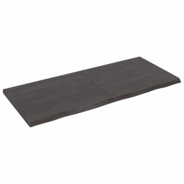Acquista Ripiano Marrone Scuro 140x60x(2-4) cm Massello Rovere Trattato con riferimento GHV-363826 della ditta 