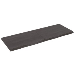 Acquista Ripiano Marrone Scuro 140x50x(2-4) cm Massello Rovere Trattato con riferimento GHV-363824 della ditta 