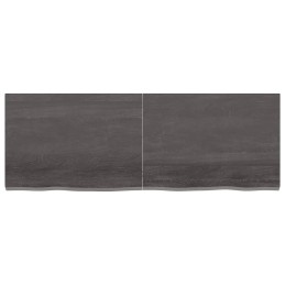 Acquista Ripiano Marrone Scuro 140x50x(2-4) cm Massello Rovere Trattato con riferimento GHV-363824 della ditta 