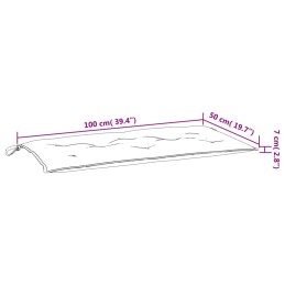 Acquista Cuscini per Panca da Giardino 2 pz Rosa 100x50x7 cm in Tessuto con riferimento GHV-361676 della ditta 