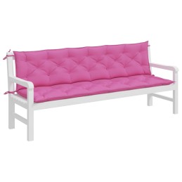 Acquista Cuscini per Panca da Giardino 2 pz Rosa 200x50x7 cm in Tessuto con riferimento GHV-361752 della ditta 