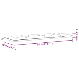 Acquista Cuscini per Panca da Giardino 2 pz Rosa 200x50x7 cm in Tessuto con riferimento GHV-361752 della ditta 