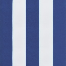 Acquista Cuscino Panca Giardino Righe Bianche e Blu 200x50x3 cm Tessuto con riferimento GHV-361201 della ditta 