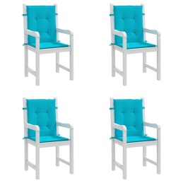 Acquista Cuscini per Sedia con Schienale Basso 4 pz Turchese in Tessuto con riferimento GHV-361338 della ditta 
