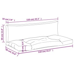 Acquista Cuscini per Pallet 2 pz Motivo a Foglie in Tessuto Oxford con riferimento GHV-360941 della ditta 