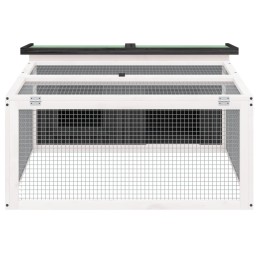 Acquista Conigliera Grigia 117,5x97x47,5 cm in Legno Massello di Pino con riferimento GHV-172287 della ditta 