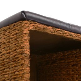 Acquista Panca in Giunco con 2 Ceste 71x40x42 cm Marrone con riferimento GHV-246118 della ditta 