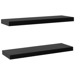 Acquista Mensole a Muro Galleggianti 2 pz Nere 80x20x3,8 cm con riferimento GHV-288202 della ditta 