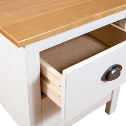Acquista Comodino Hill Bianco 46x35x49,5 cm Legno Massello di Pino con riferimento GHV-288906 della ditta 