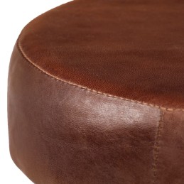 Acquista Sgabelli da Bar 2 pz in Vera Pelle e Legno Massello di Acacia con riferimento GHV-246260 della ditta 