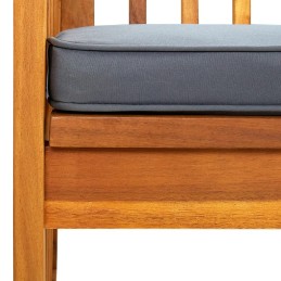 Acquista Panchina da Giardino con Cuscino 119 cm Legno Massello d'Acacia con riferimento GHV-312133 della ditta 