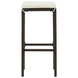 Acquista Sgabelli da Bar con Cuscini 2 pz Marroni in Polyrattan con riferimento GHV-313439 della ditta 