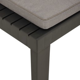 Acquista Poltrona da Giardino con Cuscino in Plastica Grigia con riferimento GHV-315847 della ditta 
