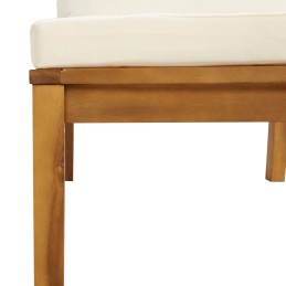 Acquista Divani Angolari 2 pz con Cuscini Bianco Crema Massello Acacia con riferimento GHV-316279 della ditta 