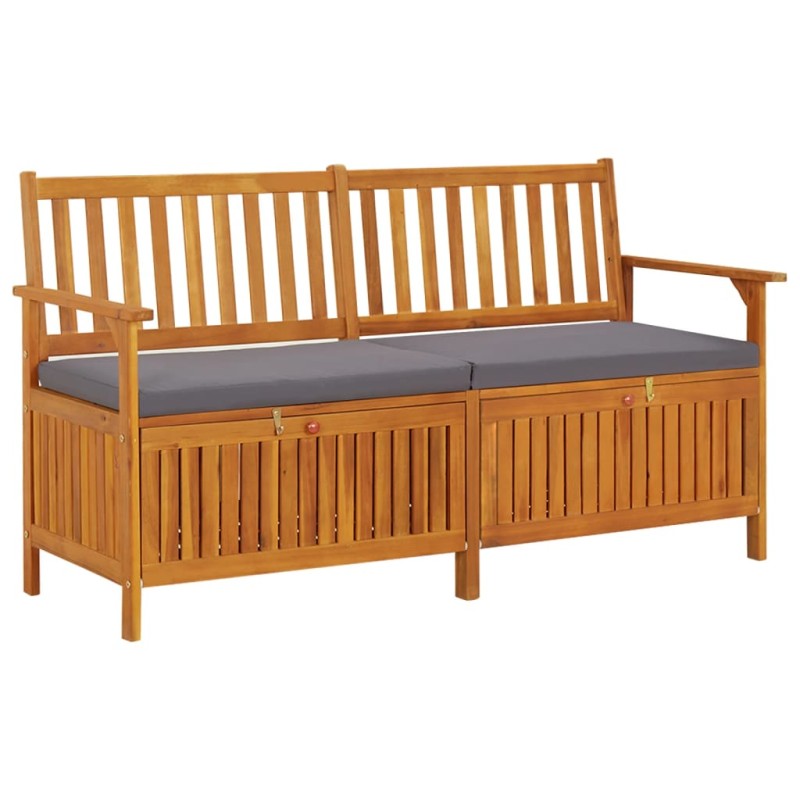 Acquista Cassapanca con Cuscino 148 cm in Legno Massello di Acacia con riferimento GHV-316740 della ditta 