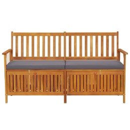 Acquista Cassapanca con Cuscino 148 cm in Legno Massello di Acacia con riferimento GHV-316740 della ditta 