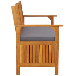 Acquista Cassapanca con Cuscino 148 cm in Legno Massello di Acacia con riferimento GHV-316740 della ditta 