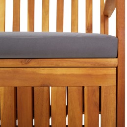 Acquista Cassapanca con Cuscino 148 cm in Legno Massello di Acacia con riferimento GHV-316740 della ditta 