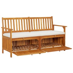 Acquista Cassapanca con Cuscino 148 cm in Legno Massello di Acacia con riferimento GHV-316737 della ditta 
