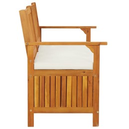 Acquista Cassapanca con Cuscino 148 cm in Legno Massello di Acacia con riferimento GHV-316737 della ditta 
