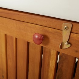Acquista Cassapanca con Cuscino 148 cm in Legno Massello di Acacia con riferimento GHV-316737 della ditta 