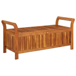 Acquista Panca Portaoggetti Giardino Cuscino 126cm Legno Massello Acacia con riferimento GHV-319717 della ditta 