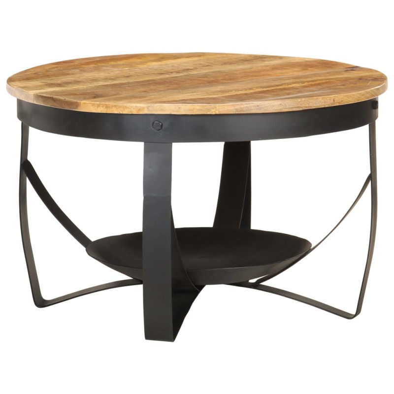 Acquista Tavolino da Caffè Ø68x43cm in Legno di Mango Grezzo con riferimento GHV-320794 della ditta 
