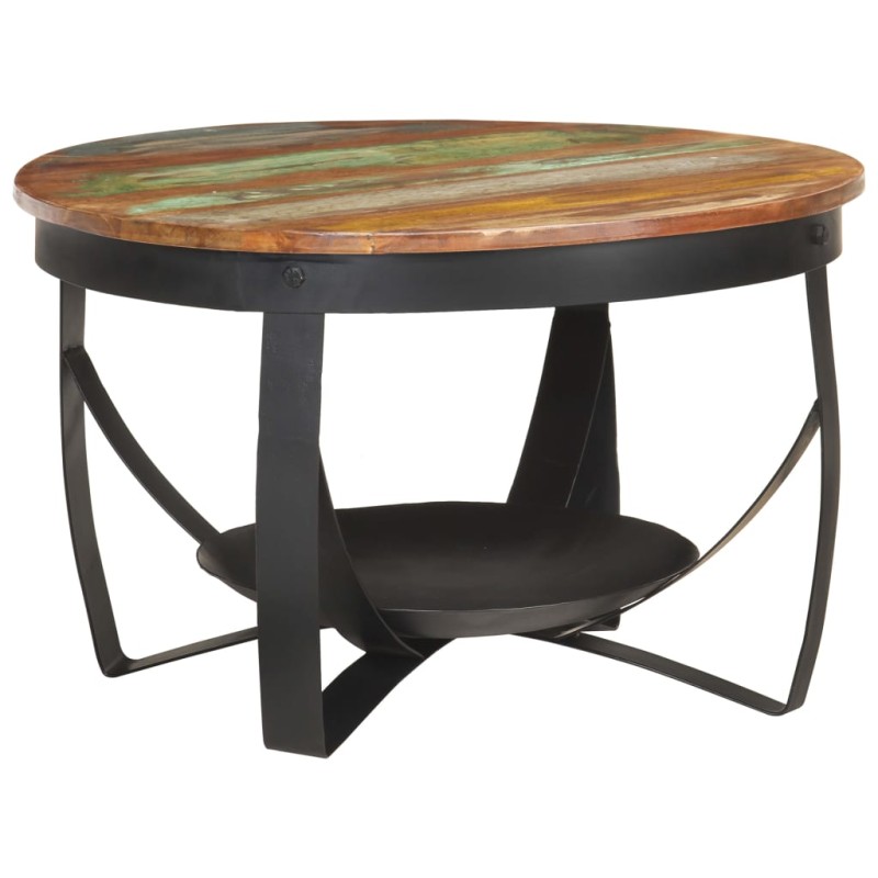 Acquista Tavolino da Salotto Ø68x43 cm in Legno Massello di Recupero con riferimento GHV-320796 della ditta 