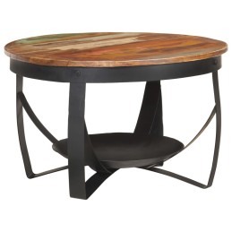 Acquista Tavolino da Salotto Ø68x43 cm in Legno Massello di Recupero con riferimento GHV-320796 della ditta 