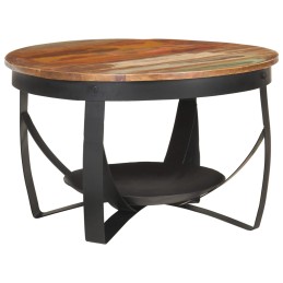 Acquista Tavolino da Salotto Ø68x43 cm in Legno Massello di Recupero con riferimento GHV-320796 della ditta 