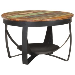 Acquista Tavolino da Salotto Ø68x43 cm in Legno Massello di Recupero con riferimento GHV-320796 della ditta 