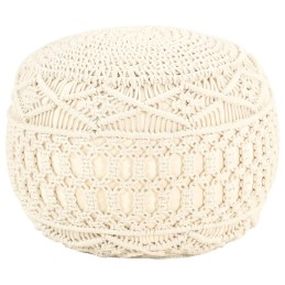 Acquista Pouf Lavorato a Mano in Macramé 45x30 cm in Cotone con riferimento GHV-324001 della ditta 