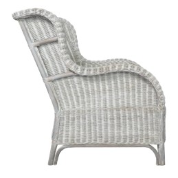 Acquista Divano con Cuscino Grigio in Rattan Naturale e Lino con riferimento GHV-325464 della ditta 