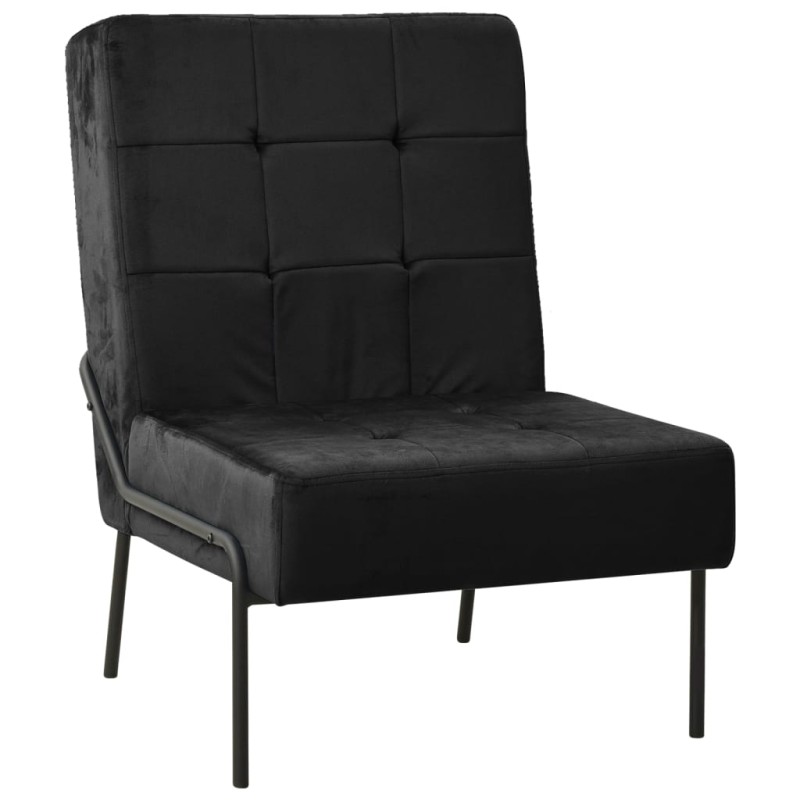 Acquista Poltrona Relax 65x79x87 cm Nera in Velluto con riferimento GHV-325776 della ditta 