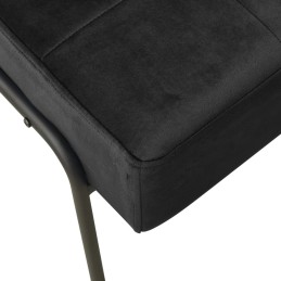 Acquista Poltrona Relax 65x79x87 cm Nera in Velluto con riferimento GHV-325776 della ditta 