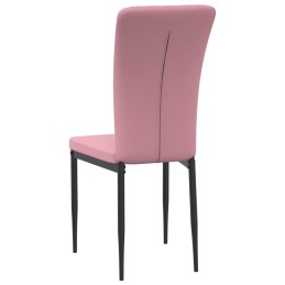 Acquista Sedie da Pranzo 4 pz Rosa in Velluto con riferimento GHV-326108 della ditta 