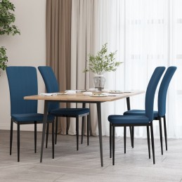 Acquista Sedie da Pranzo 4 pz Blu in Velluto con riferimento GHV-326103 della ditta 