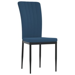 Acquista Sedie da Pranzo 4 pz Blu in Velluto con riferimento GHV-326103 della ditta 