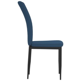 Acquista Sedie da Pranzo 4 pz Blu in Velluto con riferimento GHV-326103 della ditta 