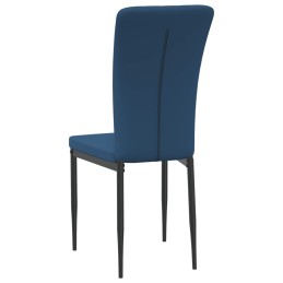 Acquista Sedie da Pranzo 4 pz Blu in Velluto con riferimento GHV-326103 della ditta 