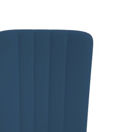 Acquista Sedie da Pranzo 4 pz Blu in Velluto con riferimento GHV-326103 della ditta 