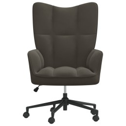 Acquista Poltrona Relax Grigio Scuro in Velluto con riferimento GHV-328173 della ditta 