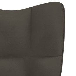 Acquista Poltrona Relax Grigio Scuro in Velluto con riferimento GHV-328173 della ditta 