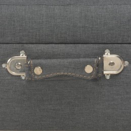 Acquista Sgabello con Contenitore 40 cm in Tessuto Grigio Scuro con riferimento GHV-247520 della ditta 