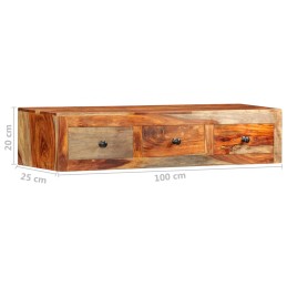 Acquista Tavolo Consolle da Parete 100x25x20 cm in Massello di Sheesham con riferimento GHV-247749 della ditta 